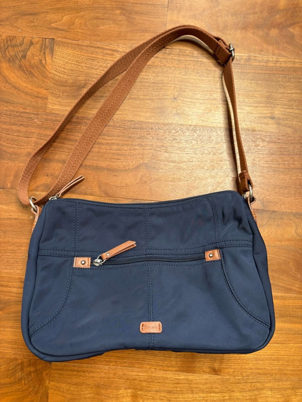 The Sak Esperato Nylon Hobo Bag Navy Blue